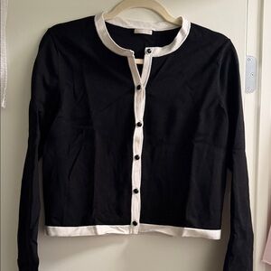 Black and White Cardigan
